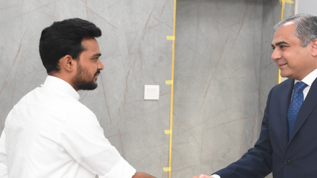 Home Minister Naqvi visits Dhaka; both sides discuss joint ventures in sports, AI training, and renewable energy.