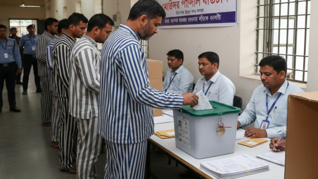 Prisoners cast votes by post for first time in national polls