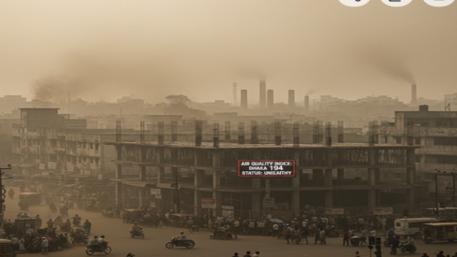 Dhaka Ranks Fifth Globally for Worst Air Quality