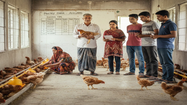 Retired officer turns successful poultry farmer in Rajshahi