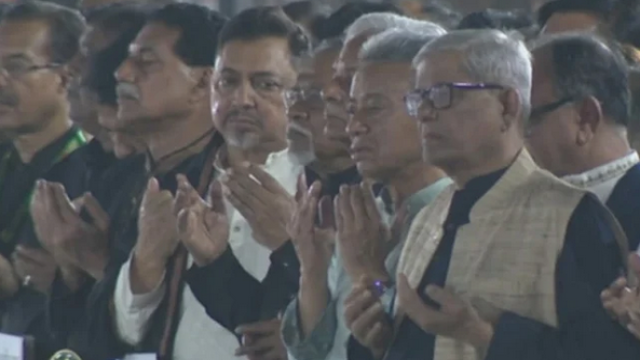 Opposition Leader, PM Pay Tribute to Language Martyrs at Shaheed Minar