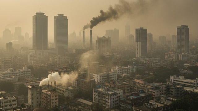 Dhaka Air Quality Hits 'Very Unhealthy' Levels as Dry Weather Persists