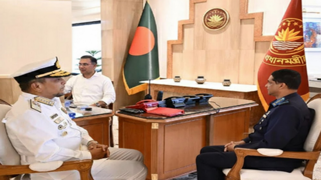 Naval, Air Chiefs Call on Prime Minister Tarique Rahman