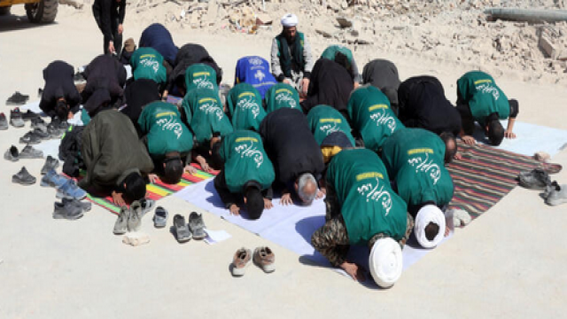 12-Year-Olds with Machine Guns Patrol Tehran Streets