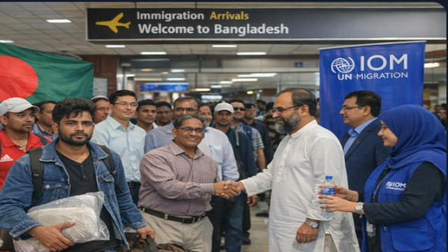 175 Bangladeshi migrants were repatriated from Libya today