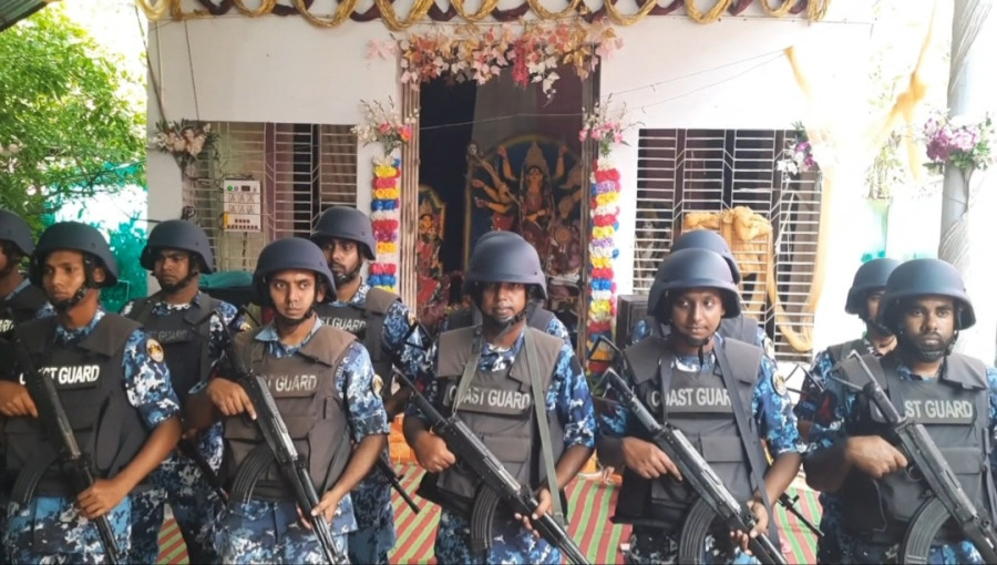 Coast Guard Ensures Security for 130 Coastal Durga Puja Temples