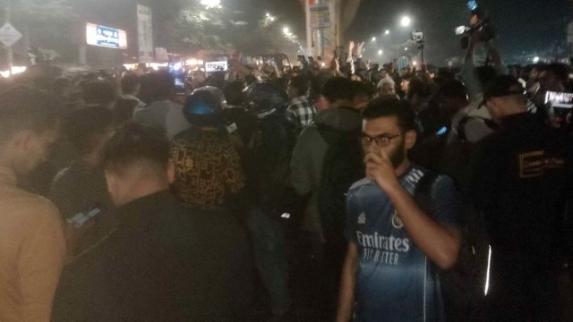 Inqilab Manch Holds Mourning Procession in Shahbagh over Death of Sharif Osman Hadi