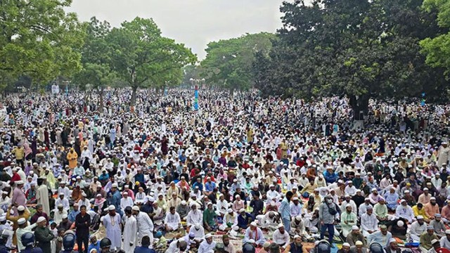 Lakhs Join Historic Sholakia Eid Congregation in Kishoreganj