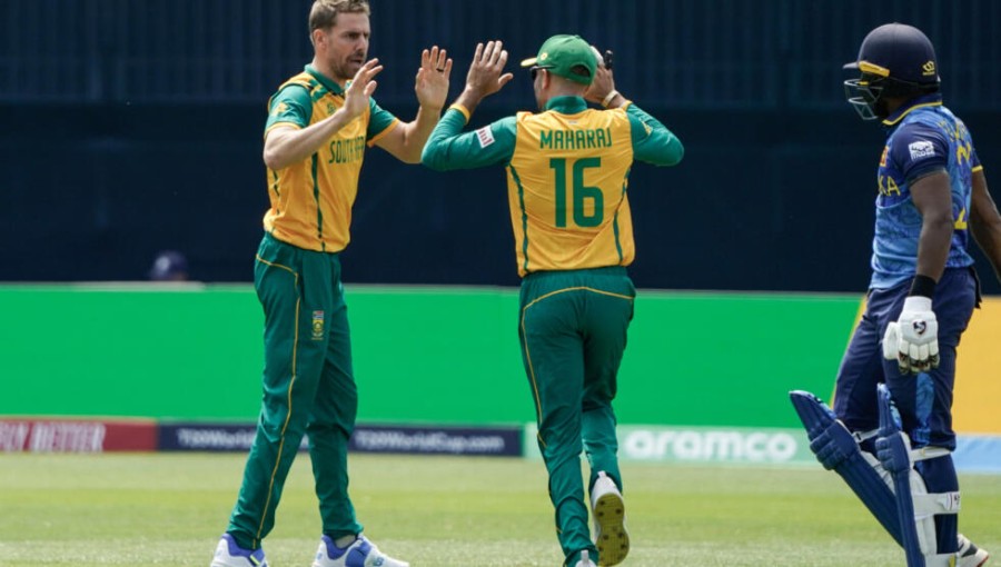 Nortje Takes Four Wickets for Seven Runs as Proteas Crush Sri Lanka in World Cup Opener