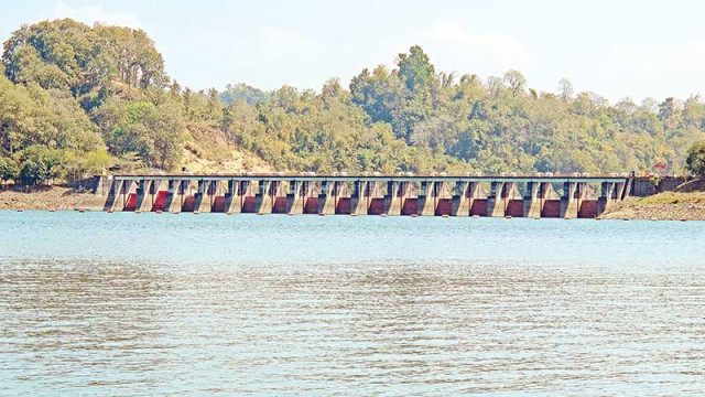 "Decreasing water levels in Kaptai Lake lead to a sharp decline in power generation at Karnaphuli Hydroelectric Plant."