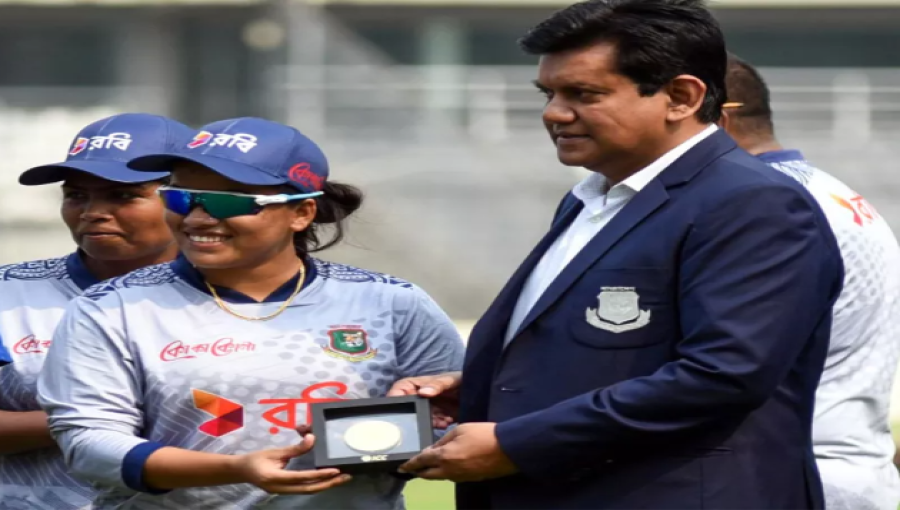 Bangladeshi Cricketer Nahida Akter Receives ICC Women's Player of the Award