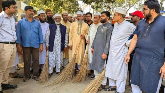 Pabna-3 MP Launches Cleanliness Drive at Faridpur Health Complex