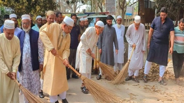 Pabna-3 MP Inaugurates Cleanliness Drive at Faridpur Upazila Health Complex
