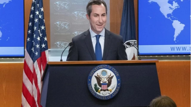 US State Department spokesperson Mathew Miller.