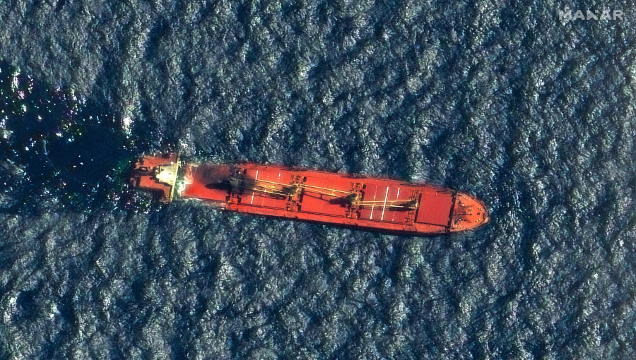 Houthis hit a ship off the coast of Yemen; no one was hurt.