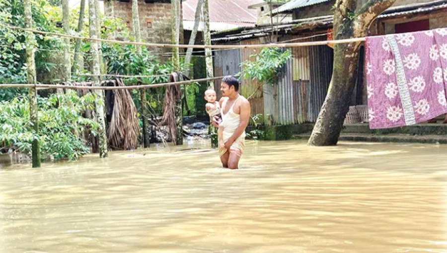 Flood Situation Upazilas Worsens, City Improves in Sylhet 