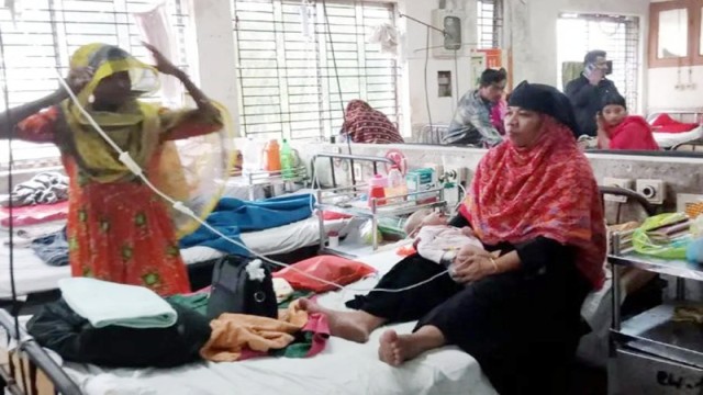 A patient waits at a rural health complex in Sylhet as doctor shortages strain medical services across the region.