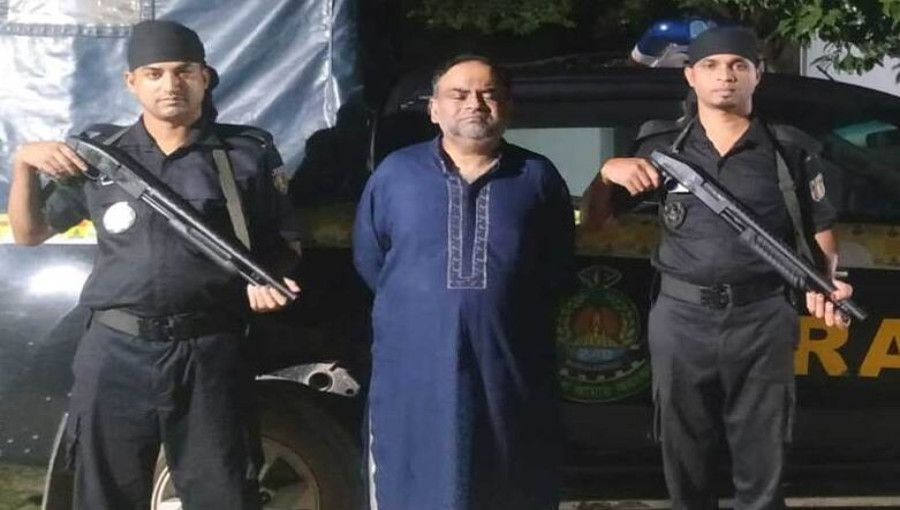 Tahzeeb Alam Siddique in photo. The former Jhenaidah-2 MP was arrested by RAB in Dhaka on charges linked to explosive substances, arson, and the murder of a political rival.