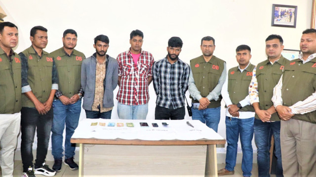 Police arrest three suspects involved in the bus robbery and assault case on the Dhaka-Rajshahi route.