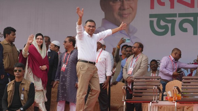 Tarique Rahman Promises Waiver of Agricultural Loans, Infrastructure Projects in Rajshahi Rally