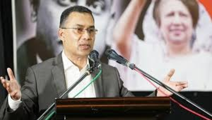 BNP Acting Chairman Tarique Rahman addressing a workshop on the party's 31-point framework for state reform in Dhaka, Narayanganj, and Gazipur districts via virtual connection. The workshop was attended by thousands of party leaders and activists.