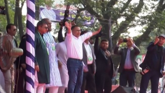 Tarique Rahman Joins BNP Rally in Sylhet