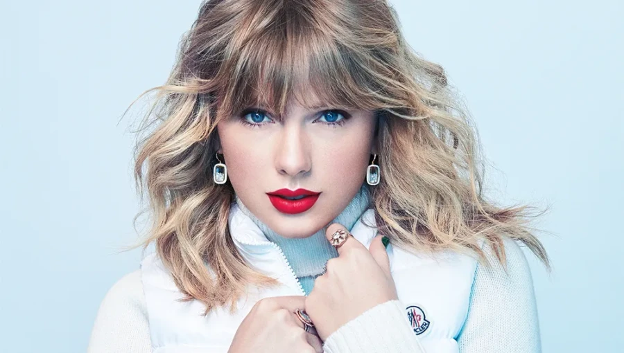 Taylor Swift's limited-edition Lover Cardigan, released just in time for Valentine's Day.