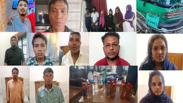 Rangamati Police Arrest 120 in Month-Long Crime Crackdown