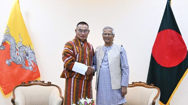 Bhutanese Prime Minister Meets Chief Advisor Dr. Muhammad Yunus