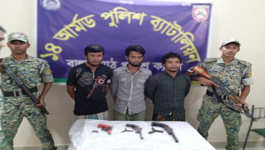 Three Rohingya Terrorists Arrested in Cox's Bazar Raid