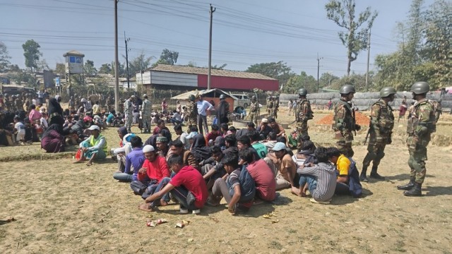 622 Rohingya Detained in Ukhiya During Joint Anti-Illegal Settlement Drive