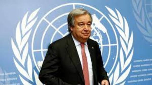 Antonio Guterres, UN Secretary General