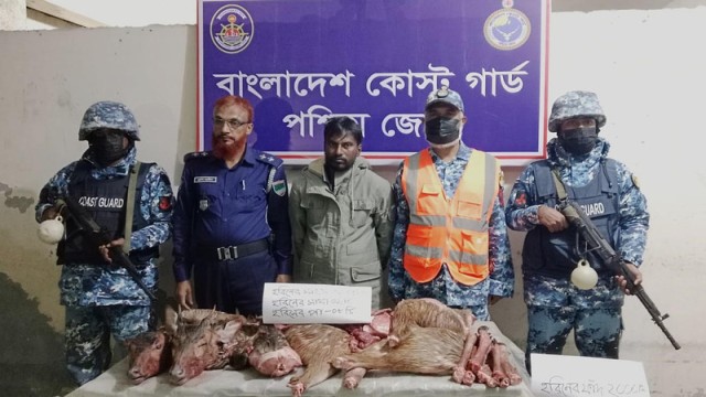 Poacher Arrested with Deer Meat and Traps in Mongla