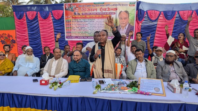 Campaign Meeting in Mongla Promotes 'Dhaner Shish' Symbol, 31-Point Agenda