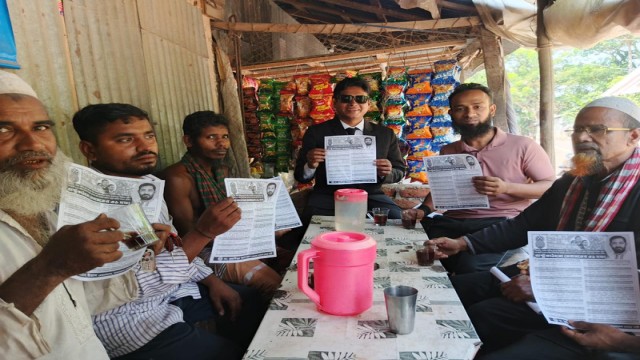 Labour Party Launches Door-to-Door Campaign for Dr. Iran in Jhalokathi-1 Constituency