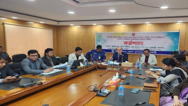 Workshop Held in Jhalokathi on Media’s Role in Development in 13th National Election