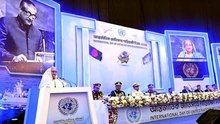 Bangladesh role model in establishing global peace: PM