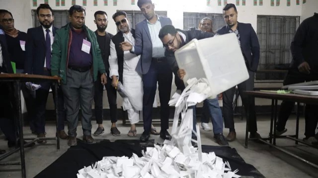 Voting ends peacefully, counting begins