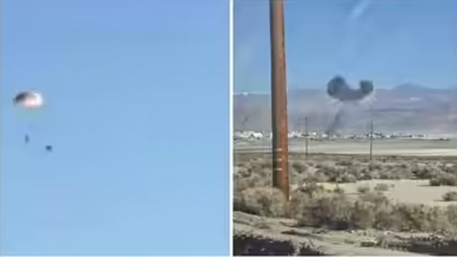 F-16C Fighter Jet Crashes During Thunderbird Demo Flight in California