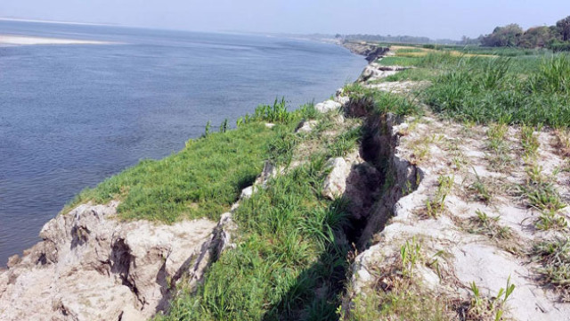 Intensified erosion along the Padma River in Charghat Upazila raises alarms among local residents.