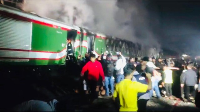 Fire of a train one day before election indicates a clear purpose to obstruct the democratic process: Momen