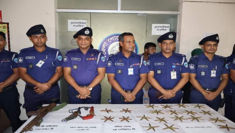 Five Suspects Held of Myanmar-Origin Including Weapons