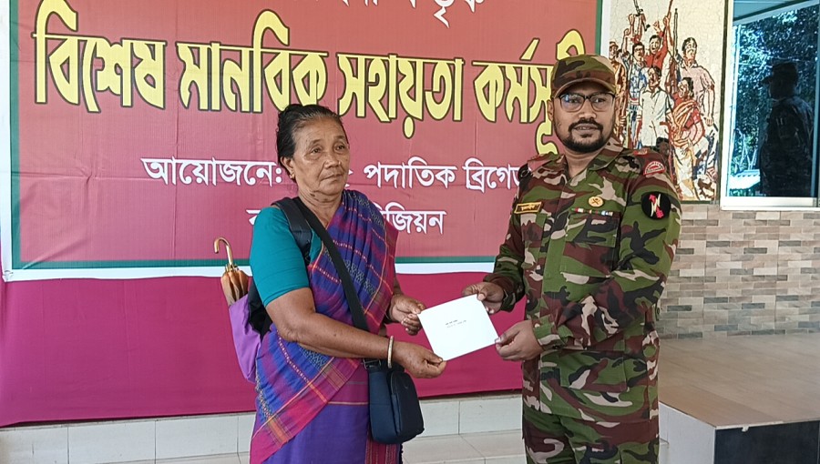 Bangladesh Army Provides Humanitarian Aid to Needy & Sick in Rangamati