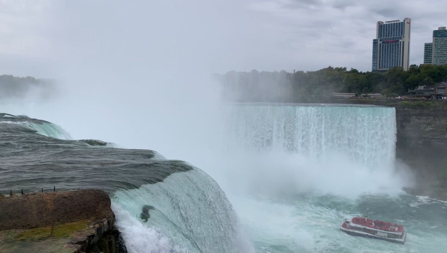 Niagara Falls, a powerful symbol of natural beauty and human resilience, continues to captivate millions of visitors each year. Spanning the border between the United States and Canada, the falls stand as a testament to both nature's force and centuries of human history. Photo: Tanvir, Voice7 News