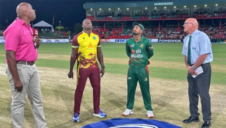 Bangladesh Bat First After Losing Toss in T20 Opener Against West Indies