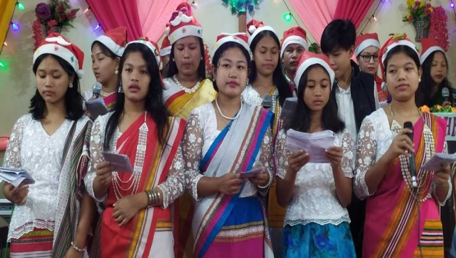 Devotees participate in special prayers, cake cutting, and festivities at Khagrapur Baptist Church, marking the birth of Jesus Christ on December 25, 2024. The celebrations also included distributing chocolates to children and warm clothes to the less fortunate. Security measures were heightened to ensure a safe and joyful occasion for all.