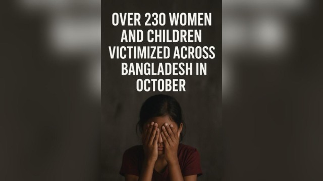 Over 230 Women & Children Victimized Across Bangladesh in October
