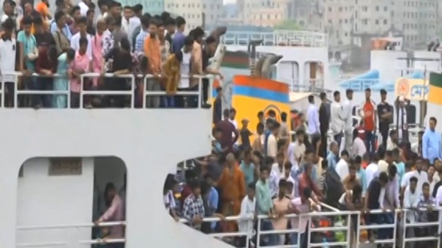 Eid Rush Returns to Sadarghat as Passengers Crowd Waterways for Journey Home