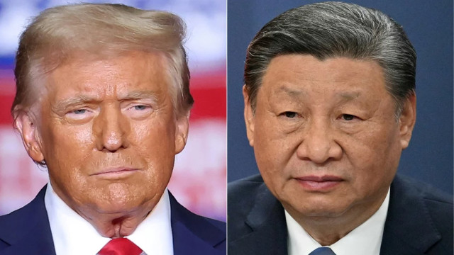 File image: photo collage of US President Donald Trump and Chinese President Xi Jinping.