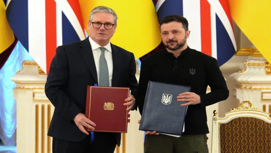 Keir Starmer Signs Landmark 100-Year Partnership Agreement with Ukraine Amid Ongoing Conflict